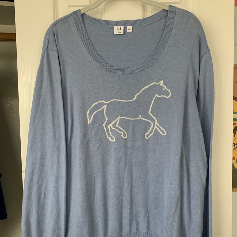 Preppy horse sweater
